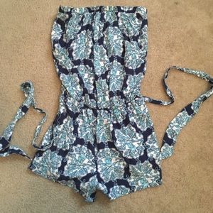 Lilly Pulitzer strapless romper